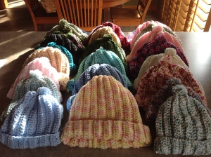 Hats for New Life Ministries Food Pantry from Nancy and Edith
