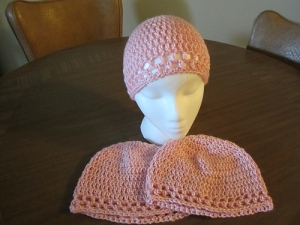 Chemo hats for Halos of Hope