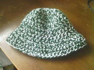 One of many adorable hats for Outreach to Appalachia made by Rachel 